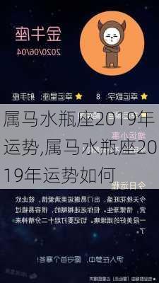 属马水瓶座2019年运势,属马水瓶座2019年运势如何