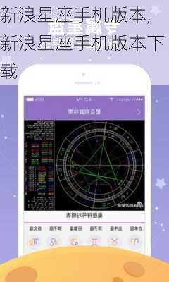 新浪星座手机版本,新浪星座手机版本下载