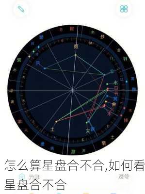 怎么算星盘合不合,如何看星盘合不合