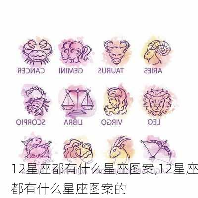 12星座都有什么星座图案,12星座都有什么星座图案的