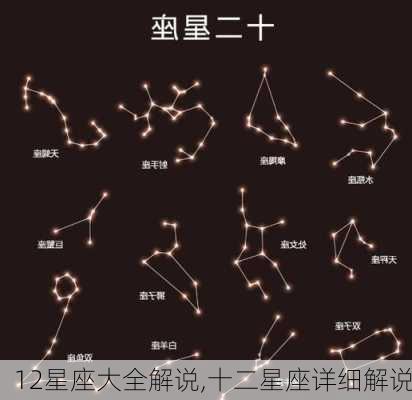 12星座大全解说,十二星座详细解说