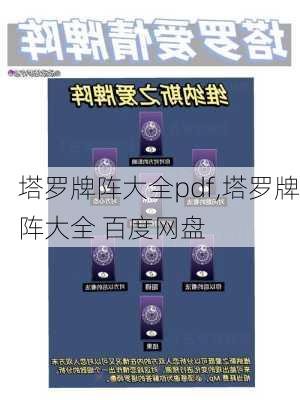 塔罗牌阵大全pdf,塔罗牌阵大全 百度网盘