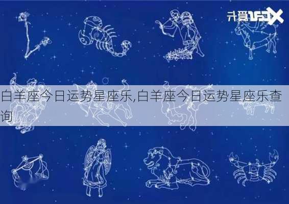 白羊座今日运势星座乐,白羊座今日运势星座乐查询