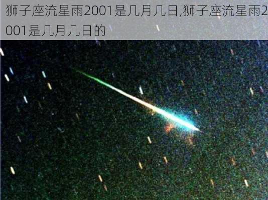 狮子座流星雨2001是几月几日,狮子座流星雨2001是几月几日的