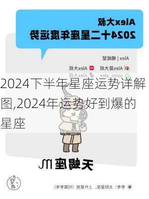 2024下半年星座运势详解图,2024年运势好到爆的星座