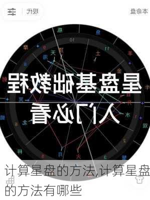 计算星盘的方法,计算星盘的方法有哪些