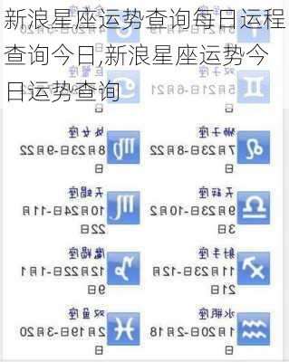 新浪星座运势查询每日运程查询今日,新浪星座运势今日运势查询