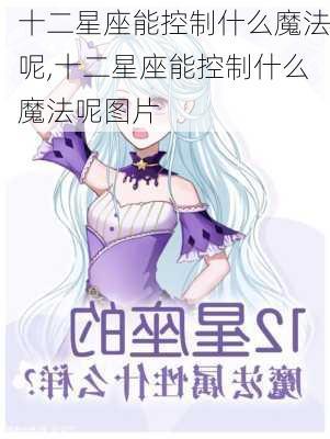 十二星座能控制什么魔法呢,十二星座能控制什么魔法呢图片