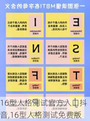 16型人格测试官方入口抖音,16型人格测试免费版