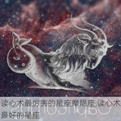 读心术最厉害的星座摩羯座,读心术最好的星座