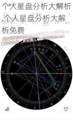 个人星盘分析大解析,个人星盘分析大解析免费