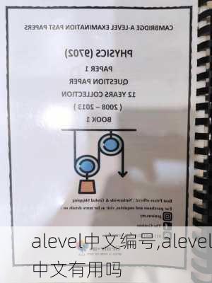 alevel中文编号,alevel中文有用吗