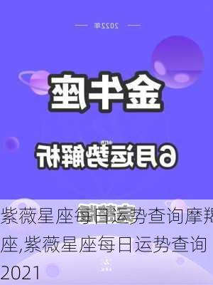 紫薇星座每日运势查询摩羯座,紫薇星座每日运势查询2021