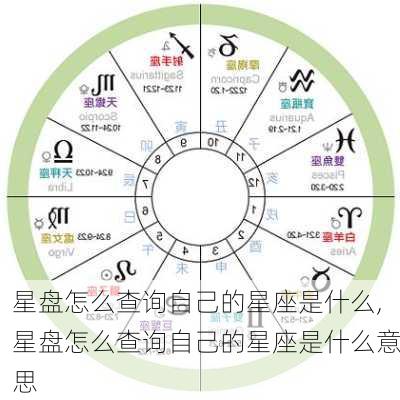 星盘怎么查询自己的星座是什么,星盘怎么查询自己的星座是什么意思