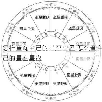 怎样查询自己的星座星盘,怎么查自己的星座星盘