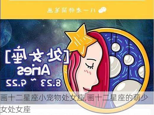 画十二星座小宠物处女座,画十二星座的萌少女处女座