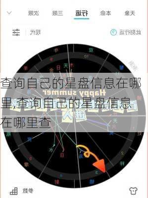 查询自己的星盘信息在哪里,查询自己的星盘信息在哪里查