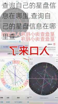 查询自己的星盘信息在哪里,查询自己的星盘信息在哪里查