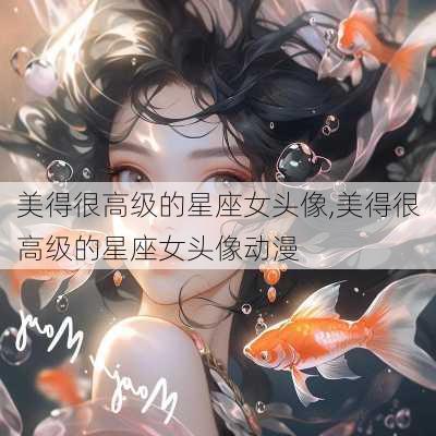 美得很高级的星座女头像,美得很高级的星座女头像动漫