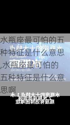 水瓶座最可怕的五种特征是什么意思,水瓶座最可怕的五种特征是什么意思啊