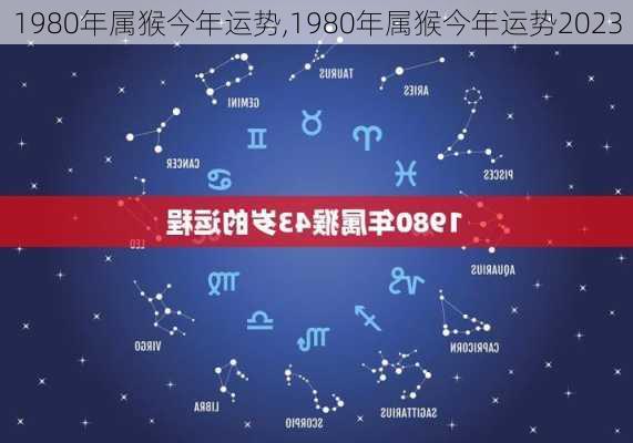 1980年属猴今年运势,1980年属猴今年运势2023