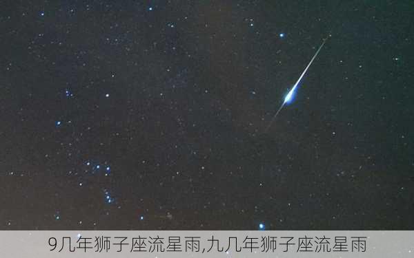 9几年狮子座流星雨,九几年狮子座流星雨