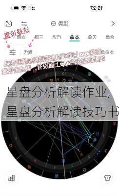 星盘分析解读作业,星盘分析解读技巧书