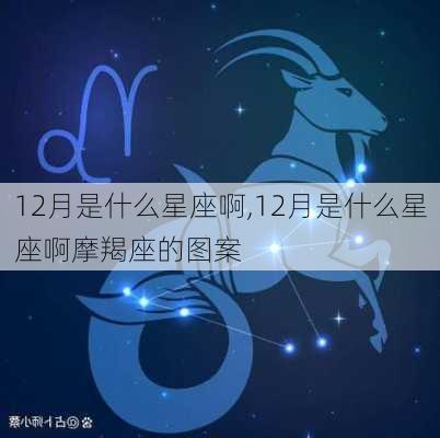 12月是什么星座啊,12月是什么星座啊摩羯座的图案