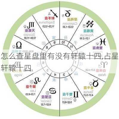 怎么查星盘里有没有轩辕十四,占星轩辕十四