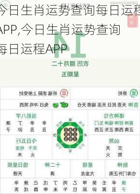 今日生肖运势查询每日运程APP,今日生肖运势查询每日运程APP