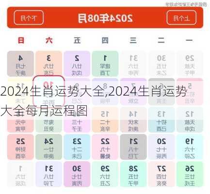 2024生肖运势大全,2024生肖运势大全每月运程图