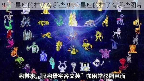 88个星座的样子有哪些,88个星座的样子有哪些图片