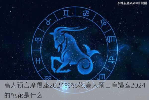 高人预言摩羯座2024的桃花,高人预言摩羯座2024的桃花是什么