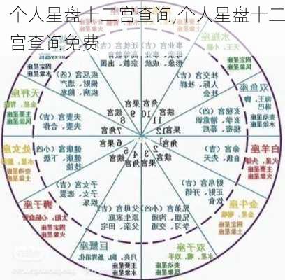 个人星盘十二宫查询,个人星盘十二宫查询免费