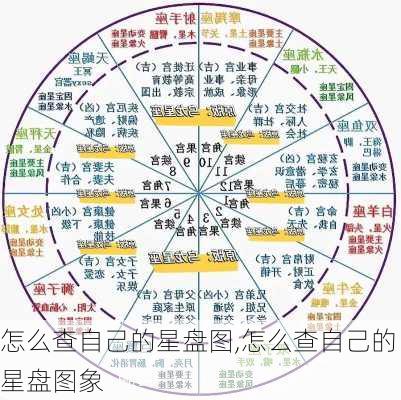 怎么查自己的星盘图,怎么查自己的星盘图象