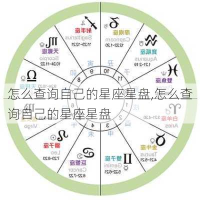 怎么查询自己的星座星盘,怎么查询自己的星座星盘