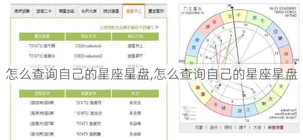 怎么查询自己的星座星盘,怎么查询自己的星座星盘