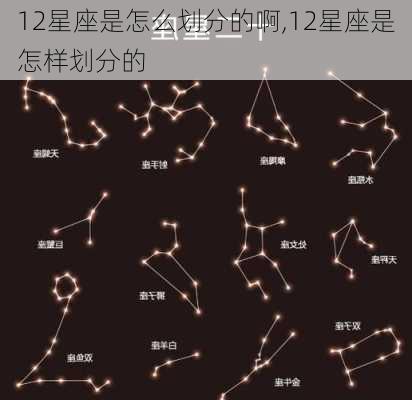 12星座是怎么划分的啊,12星座是怎样划分的