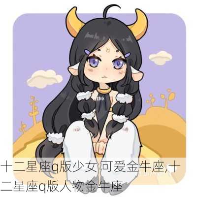 十二星座q版少女 可爱金牛座,十二星座q版人物金牛座