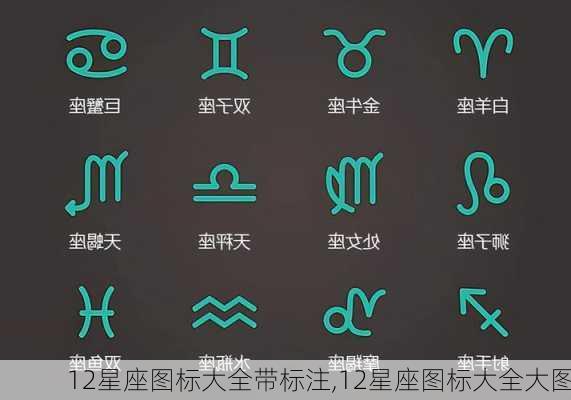 12星座图标大全带标注,12星座图标大全大图