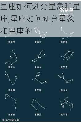 星座如何划分星象和星座,星座如何划分星象和星座的