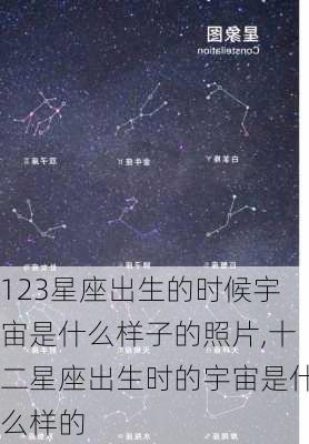 123星座出生的时候宇宙是什么样子的照片,十二星座出生时的宇宙是什么样的